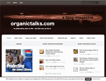 Tablet Screenshot of organictalks.com